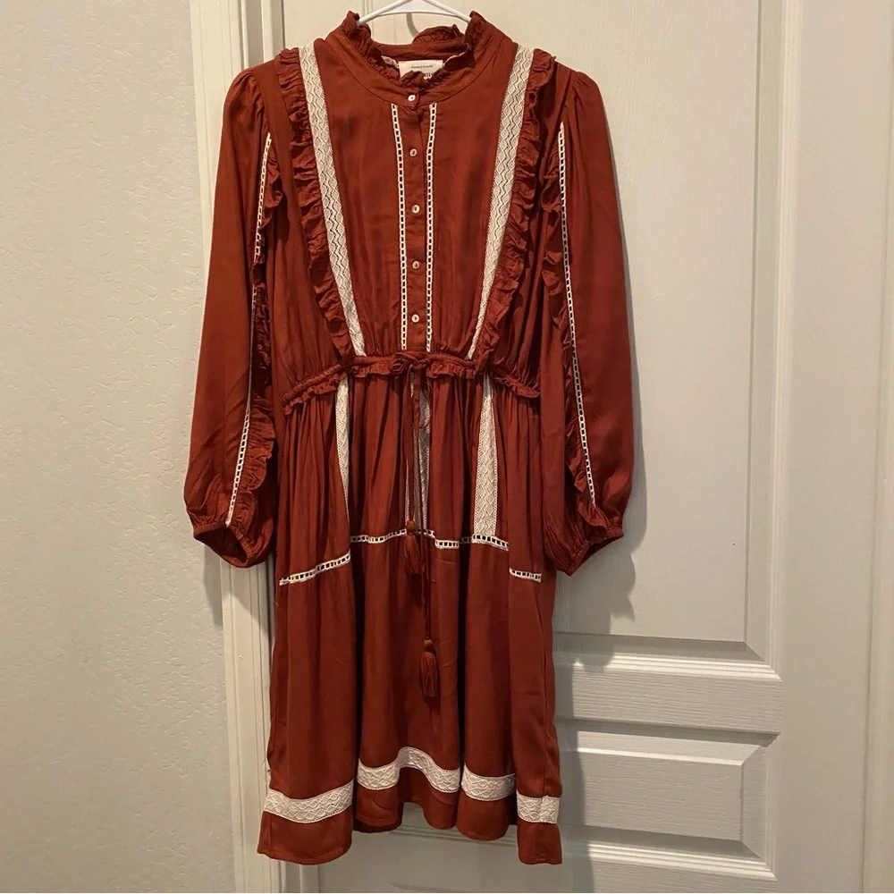 Bohme Zoe Dress with Ruffles and Lace - Picture 3 of 7